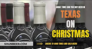 Buying Beer in Texas on Christmas: What Time?