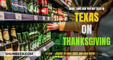 Thanksgiving Beer Run: Texas Shopping Hours Explained