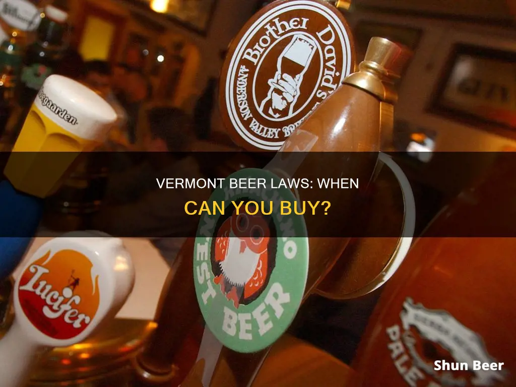 what time can you buy beer in vermont