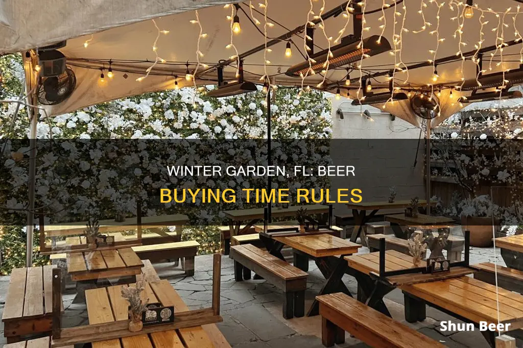 what time can you buy beer in winter garden fl