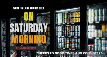 Buying Beer on Saturday Mornings: What Time is it Legal?