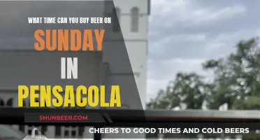 Pensacola's Sunday Beer Buying Hours: When Can I Buy?