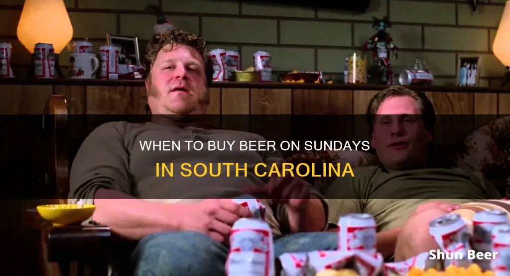 what time can you buy beer on sunday in sc