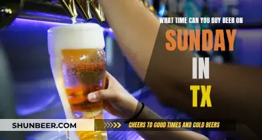 Buying Beer in Texas: Sunday Shopping Laws Explained