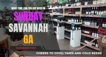 Buying Beer in Savannah, GA: Sunday Shopping Laws