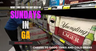 Georgia's Sunday Beer Buying Hours: When Can You Buy?