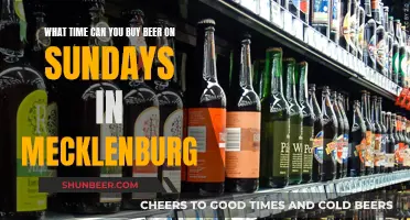 Mecklenburg's Sunday Beer Buying Hours Explained