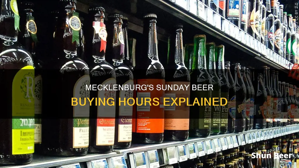 what time can you buy beer on sundays in mecklenburg