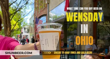 Ohio's Beer Buying Hours on Wednesdays