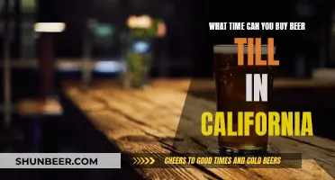 California's Beer Buying Cut-Off Time Explained