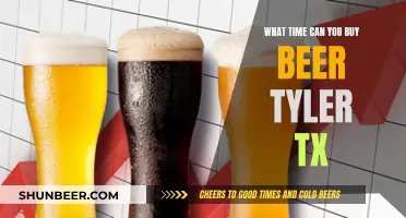 Best Time to Buy Beer Legally in Tyler, Texas