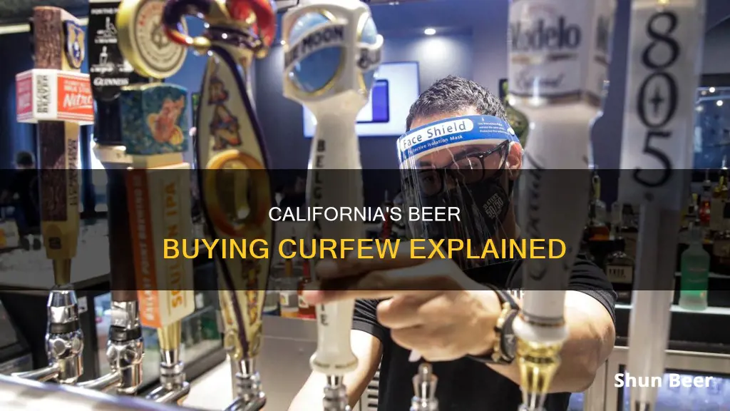 what time can you not buy beer in california