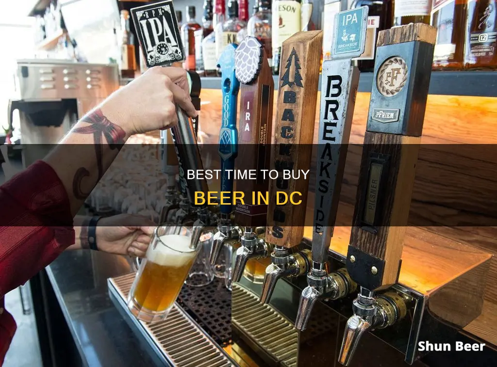 what time to buy beer in dc