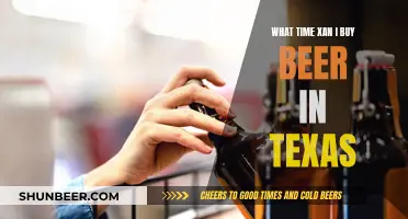 Texas Beer Buying: Know Your Legal Hours