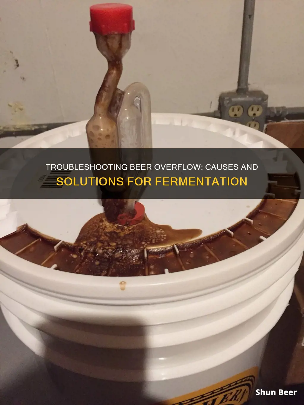 what to do beer overflowing fermentation