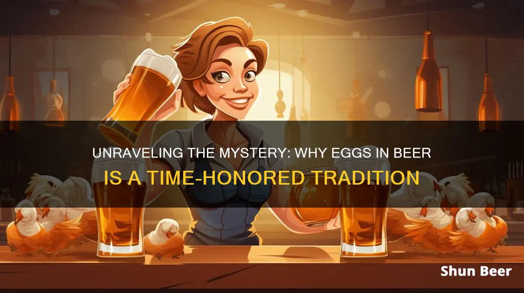 what tradition putting egg in a beer