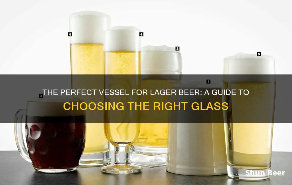 what vessel to lager beer in