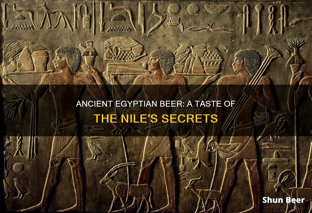 what would ancient egyptians put in beer