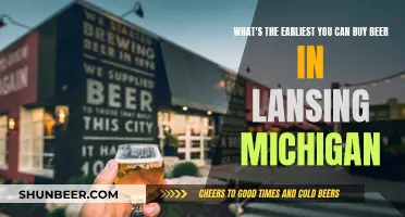 Buying Beer in Lansing, Michigan: What's the Earliest Time?