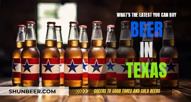 Texas Nighttime Beer Buying: Know the Legal Limit