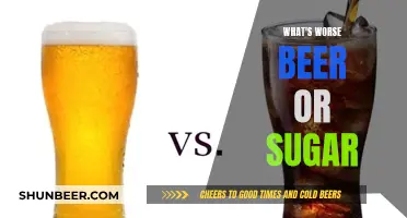 Beer vs Sugar: Which is the Bigger Health Villain?