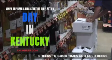 When Kentucky Voters Can Buy Beer: Election Day Sales Start Time