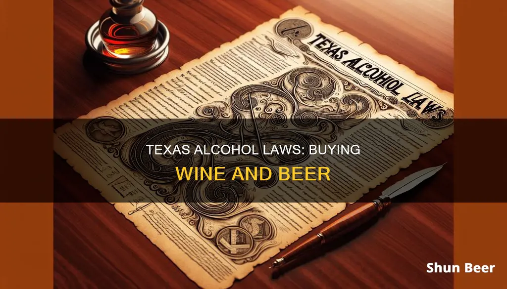 when can i buy beer and wine in texas