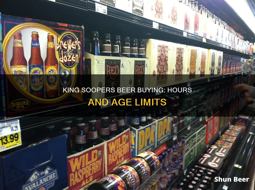 when can i buy beer at king soopers