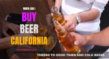 California's Beer Buying Hours: Rules and Regulations