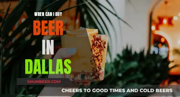 Dallas Beer Buying: Know the Legal Hours