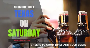 Texas Saturday Beer Buying Hours: When Can I Purchase?