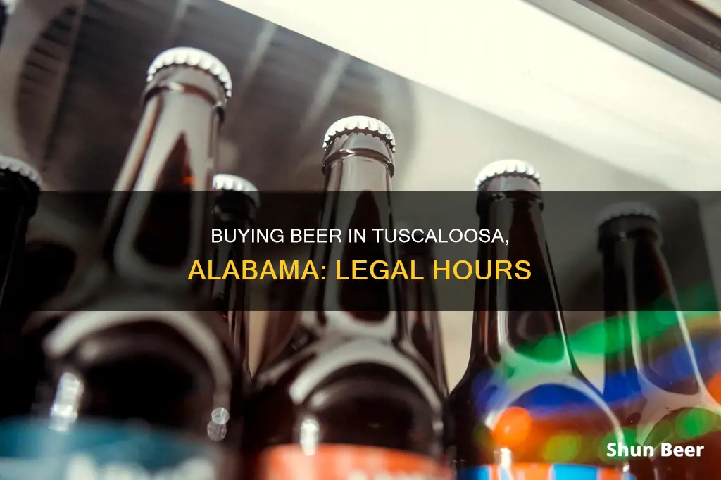 when can i buy beer in tuscaloosa alabama