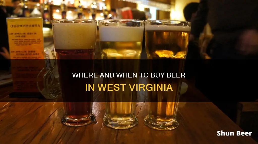 when can i buy beer in wv