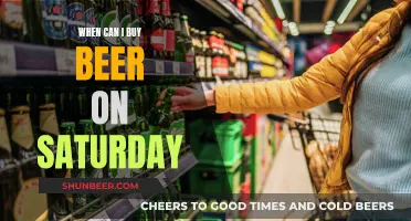 Buying Beer on Saturdays: What Time Can I Purchase?