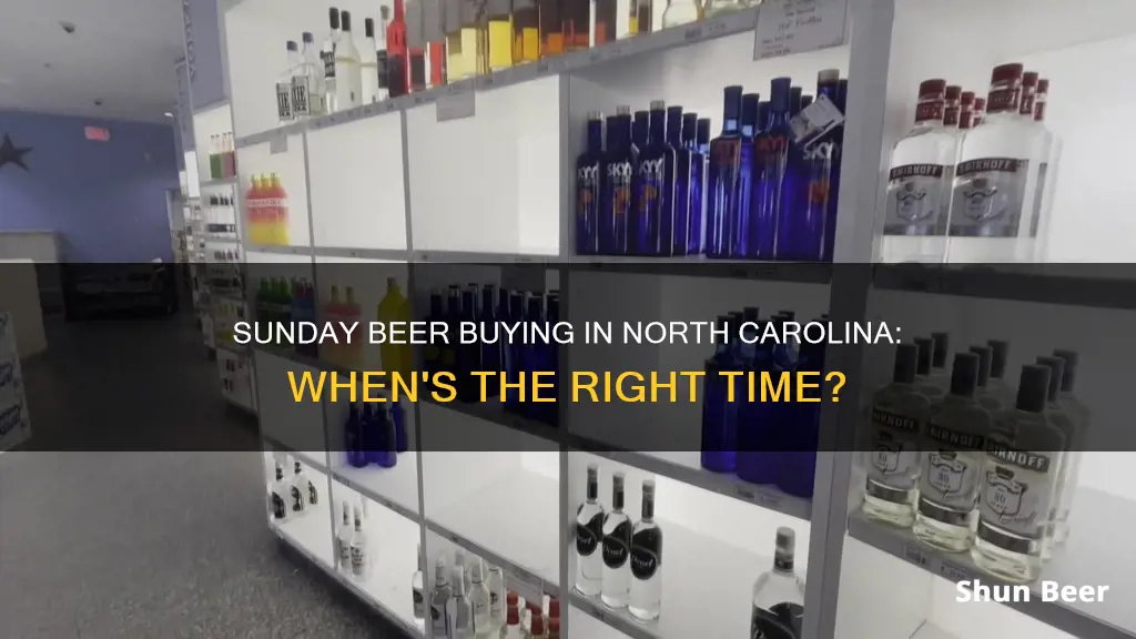 when can i buy beer on sunday in nc