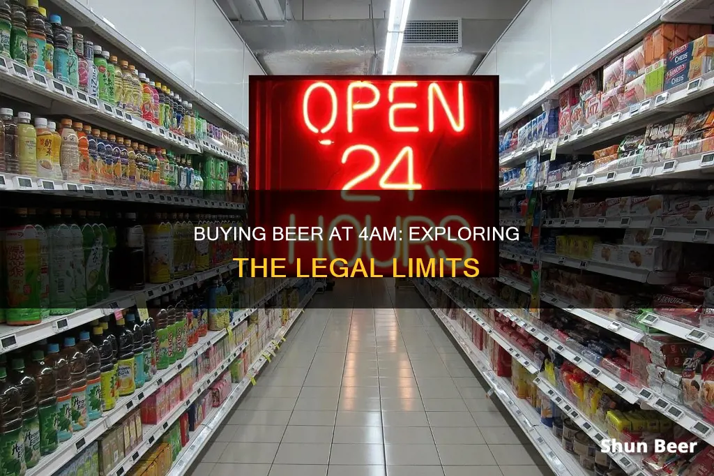 when can you buy beer at 4am