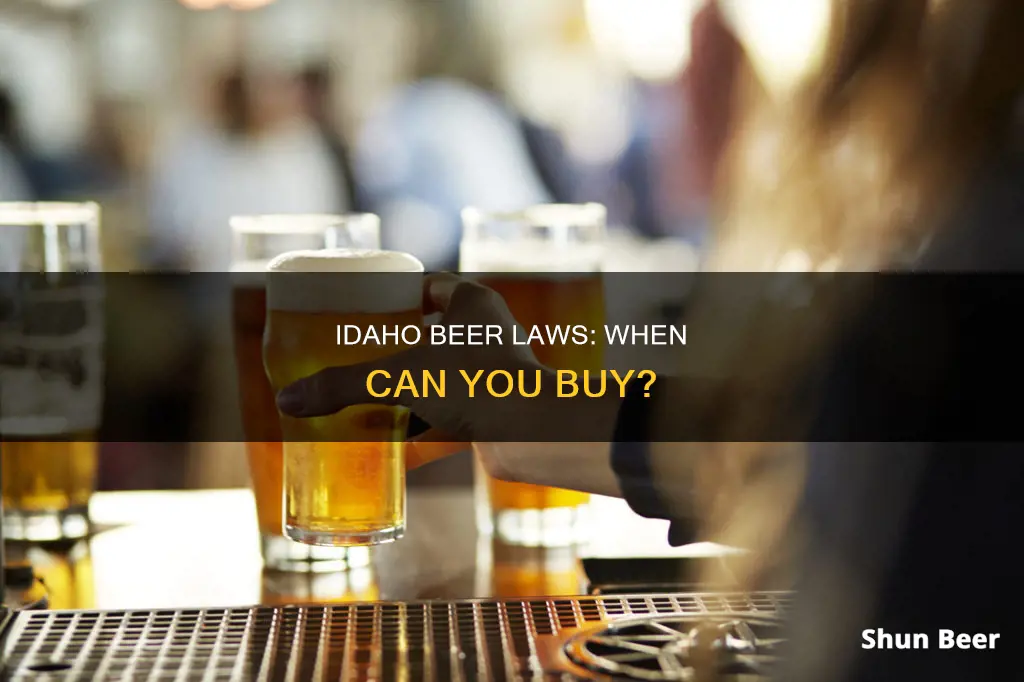 when can you buy beer in idaho