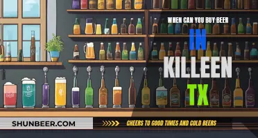 Killeen, Texas: Beer Buying Hours and Rules