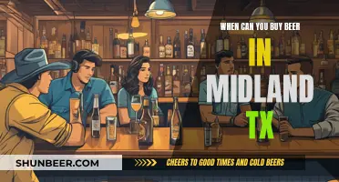 Midland, Texas: Beer Buying Hours and Availability