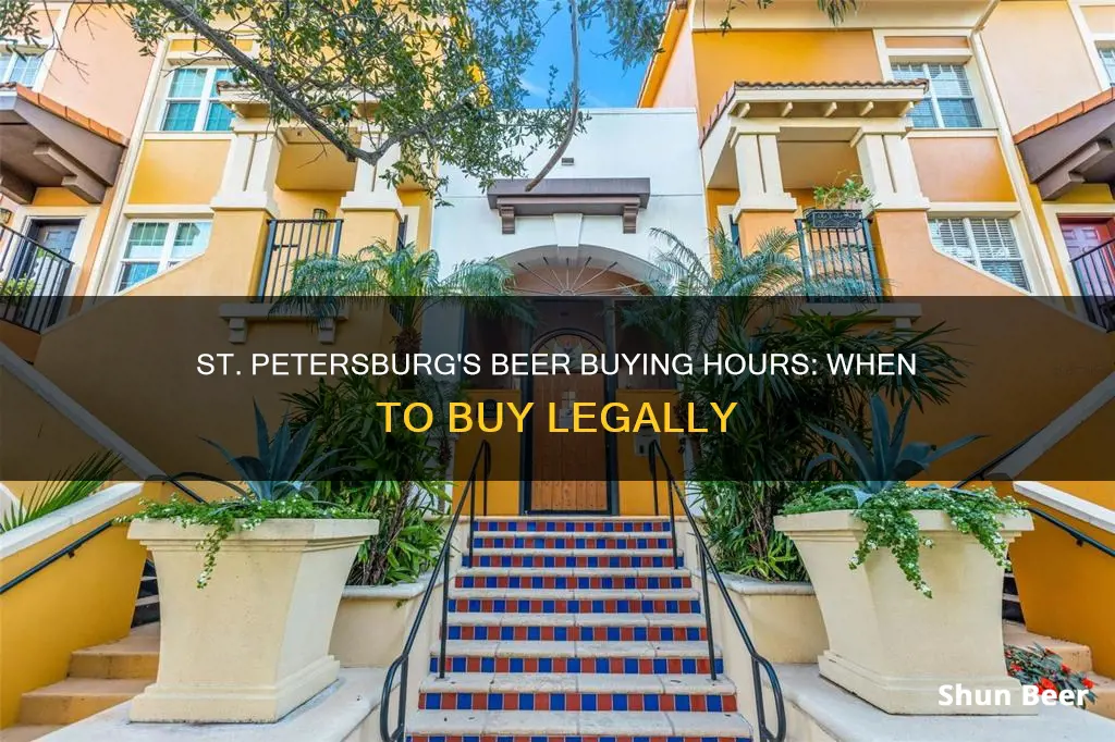 when can you buy beer in st petersburg