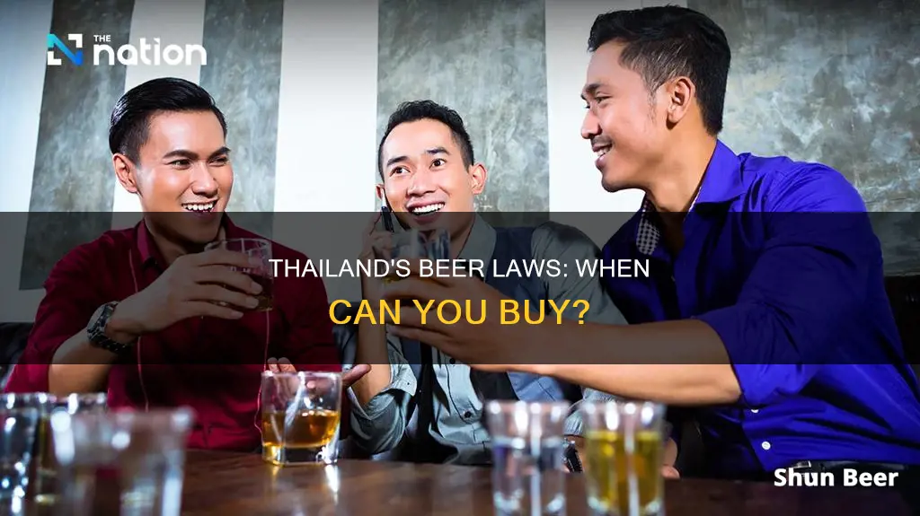 when can you buy beer in thailand