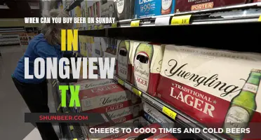 Longview, Texas: Sunday Beer Buying Hours Explained