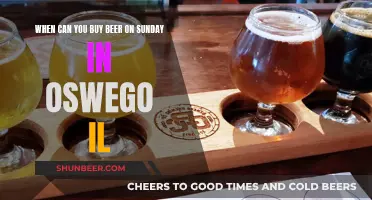 Beer Buying in Oswego IL: Sunday Availability