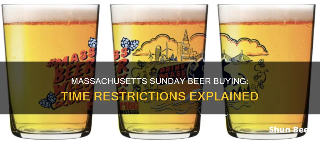 when can you buy beer on sunday what time massachusetts