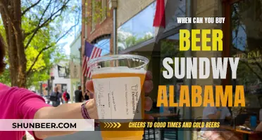 Alabama's Sunday Beer Buying Laws Explained