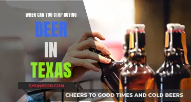 Texas Beer Laws: When Can You Legally Stop Buying?