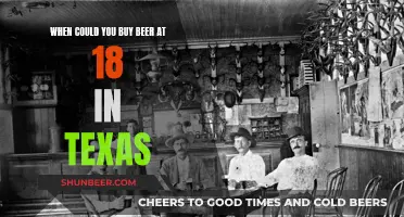 Texas' Past Drinking Age: Beer at 18