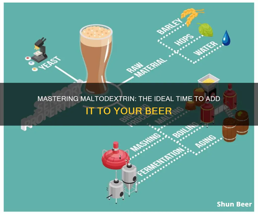 when do you put the maltodextrin into the beer