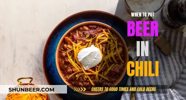 Chili Con Beer: Enhancing Flavor or Just a Fluke?