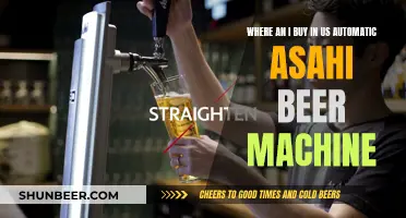 US Stores for Automatic Asahi Beer Machines